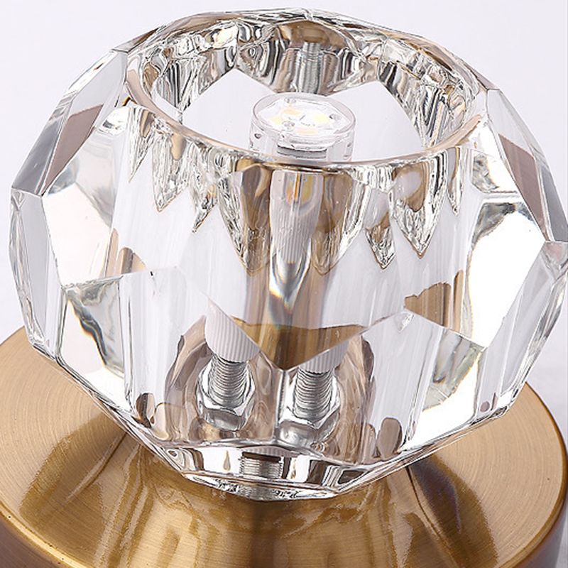 Plafond géométrique moderne affleurant le plafond en cristal de lumières affleurantes