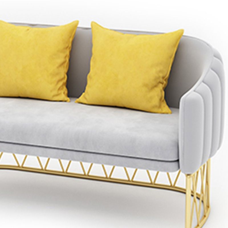 25.6" Wide Modern Sofa Sloped Arm Tight Back Loveseat or Living Room