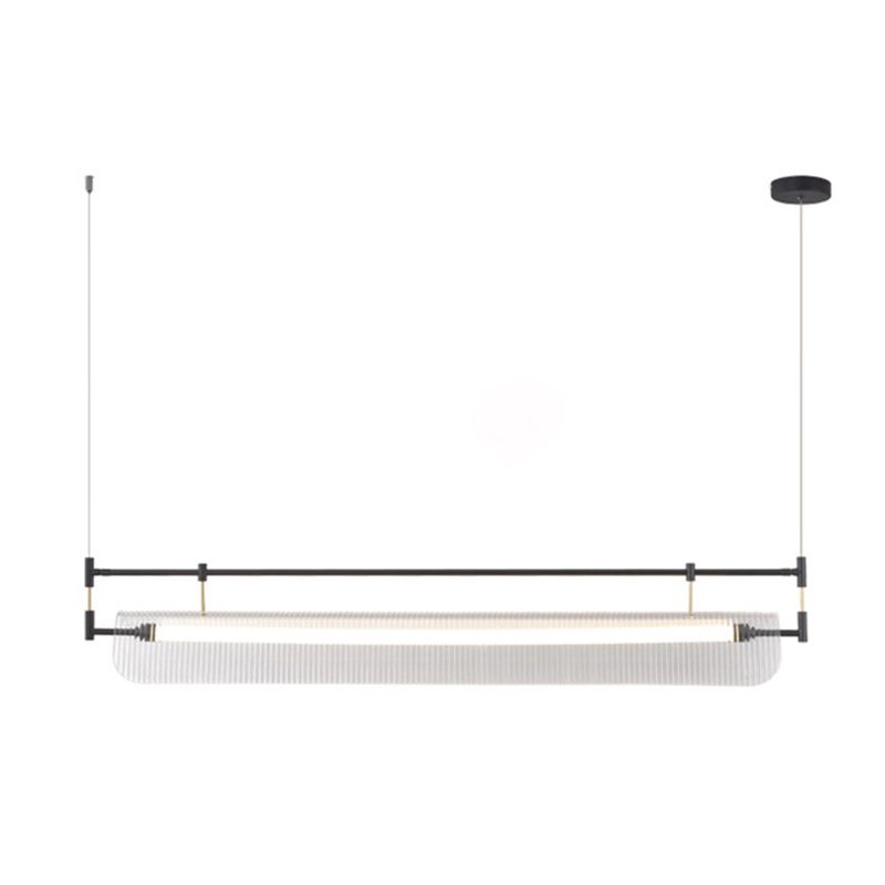 Single Golden/Black Modern Island Lighting Unique LED Ceiling Light for Dining Room