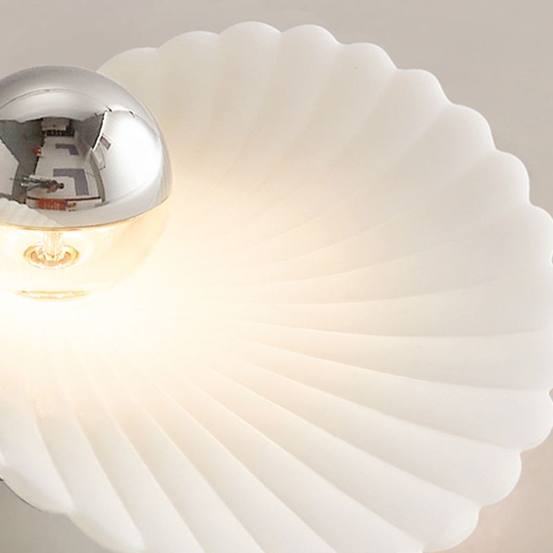 Modern Aluminum Flush Mount Lamp Acrylic Shade Led Flush Mount for Bedroom