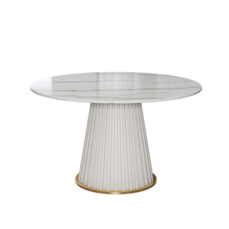 Glam Sintered Stone Dining Set Round 1/2/5/7 Pieces Dining Set