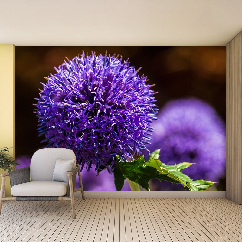 Various Plants Wall Decor Personalized Size Mural for Sititng Room, Waterproofing