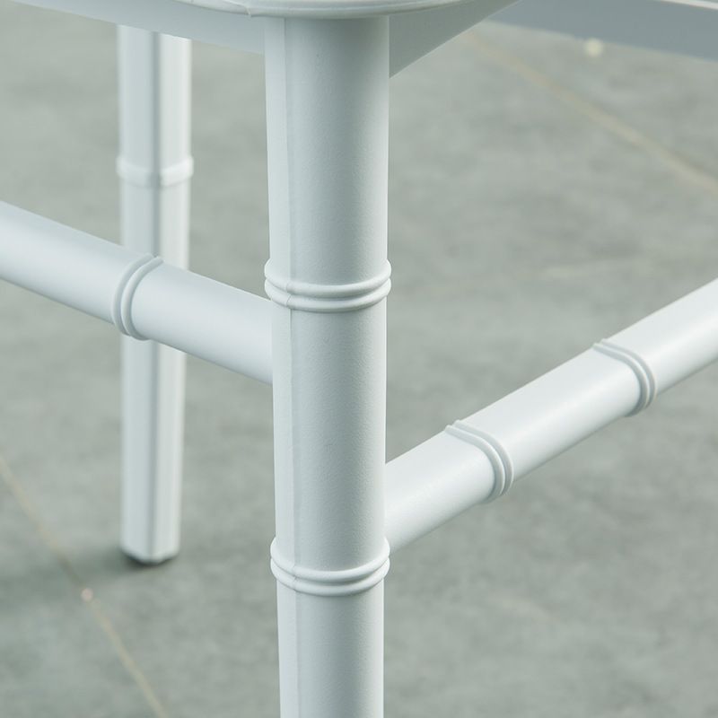 Glam Kitchen Armless Dining Side Chairs Stacking Side Chairs