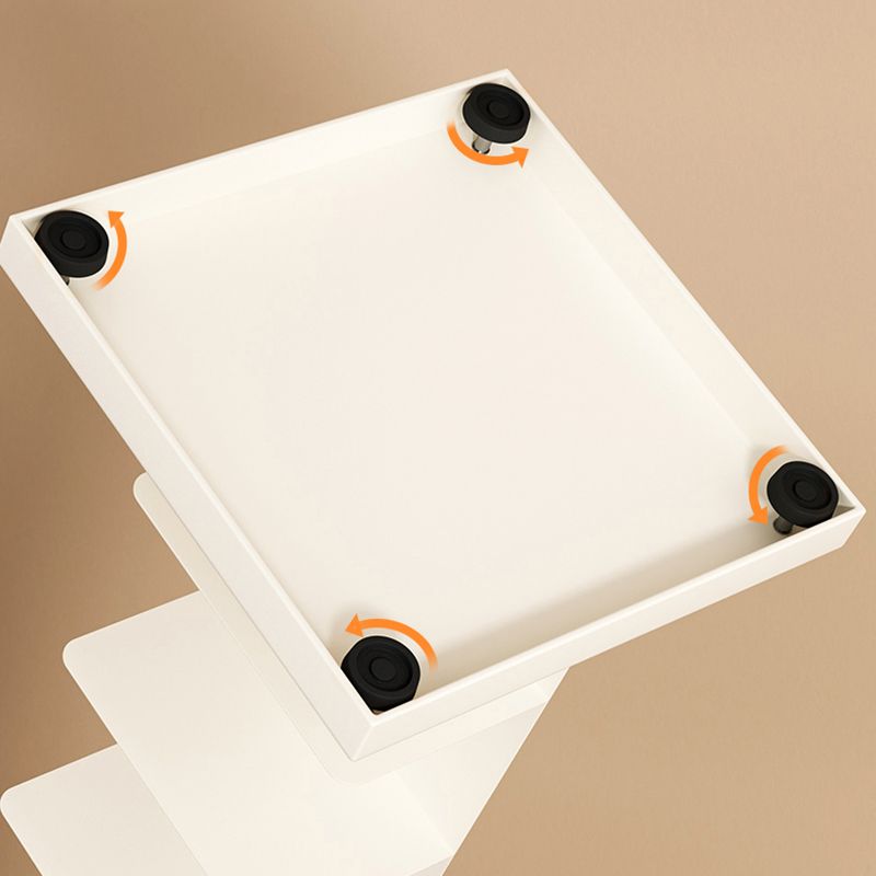 Contemporary Style Metal Bookshelf Open Bookcase for Living Room