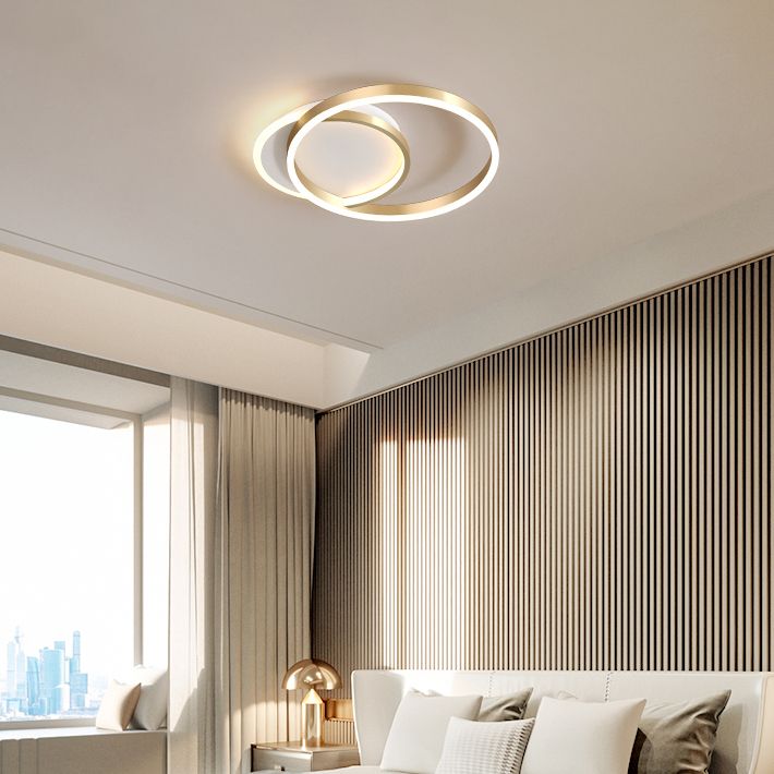 Plafonniers encastrés à LED, appareil d'éclairage de plafond simple pour le salon
