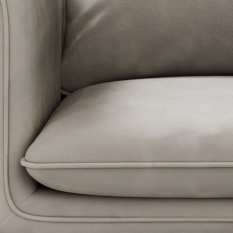 35.43" High Velvet Armless Chair Solid Wood Frame Chair for Living Room