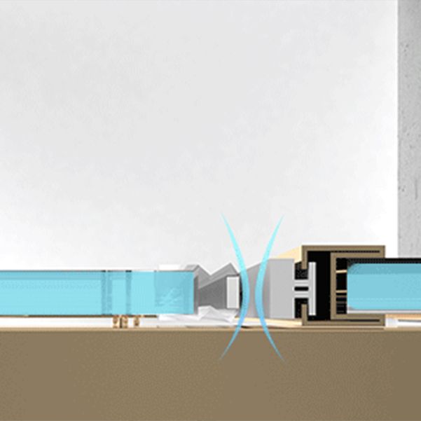 Semi Frameless Tempered Glass Shower Door Pivot Shower Doors