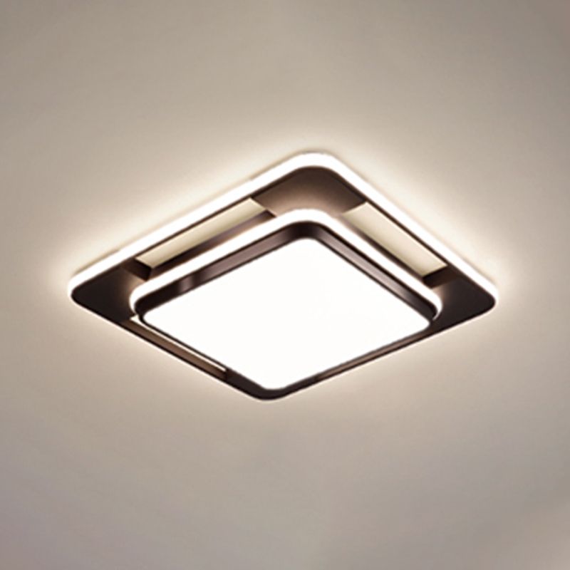 Geometric Metal Ceiling Light Fixtures Modern Flush Mount Lamp for Living Room