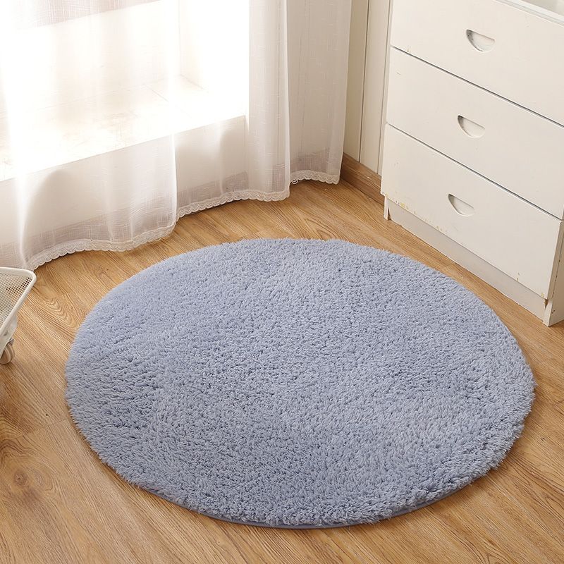 Weißer Wohnzimmer Tee Rug Plüsch fester Farbbereich Teppich Easy Care Area Teppich