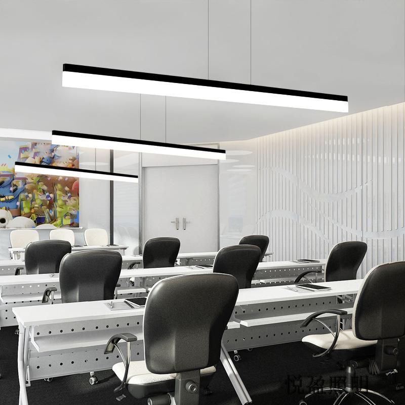 Linear LED Island Lighting Fixture Modern Style Hanging Light for Dining Room