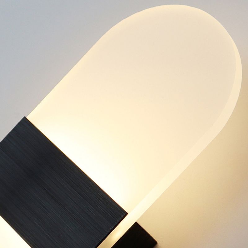 Modern Style Wall Mount Light LED Wall Light with Acrylic Shade for Living Room