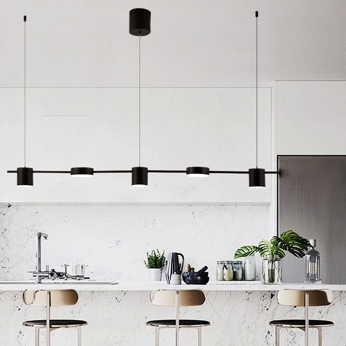 Nordic Simple Dining Table Island Lamp Kitchen Bar Dining LED Pendant Light