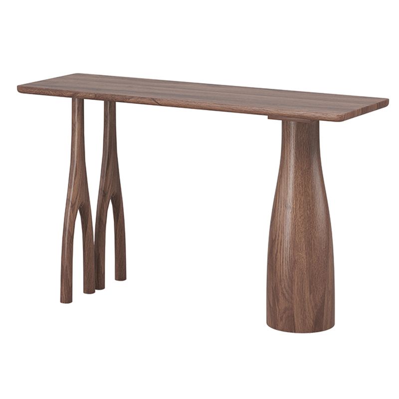 Industrial Style Rectangle Bar Table 1/2/3 Pieces Wood Bar Table Set for Kitchen