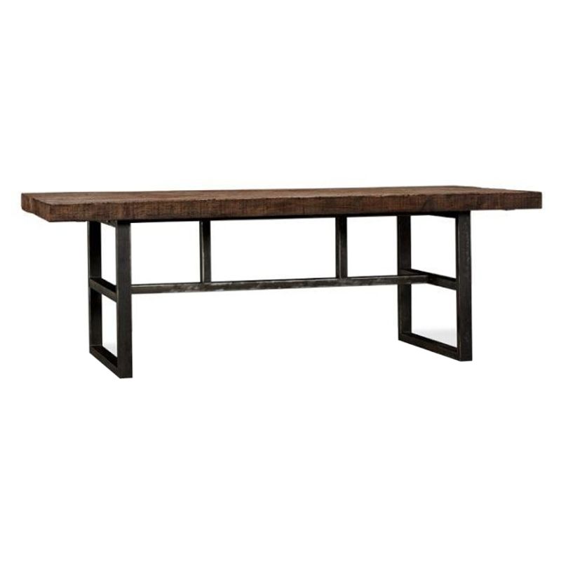 Wooden Table Medieval Modern Style Family Rectangular Dining Table