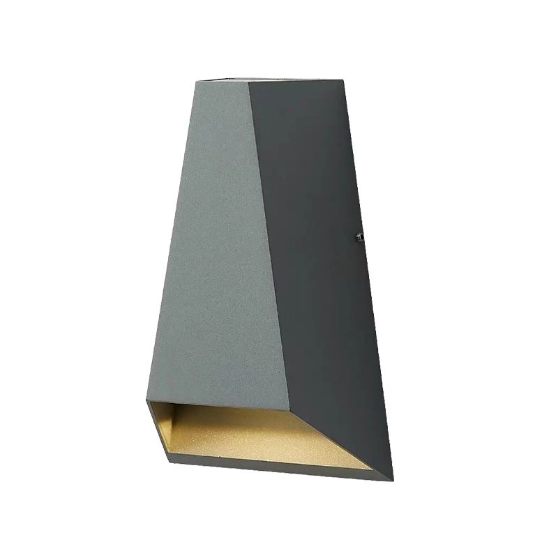 Geometric Shade Metal Wall Sconce Modern Style 2 Lights Wall Mount Lighting