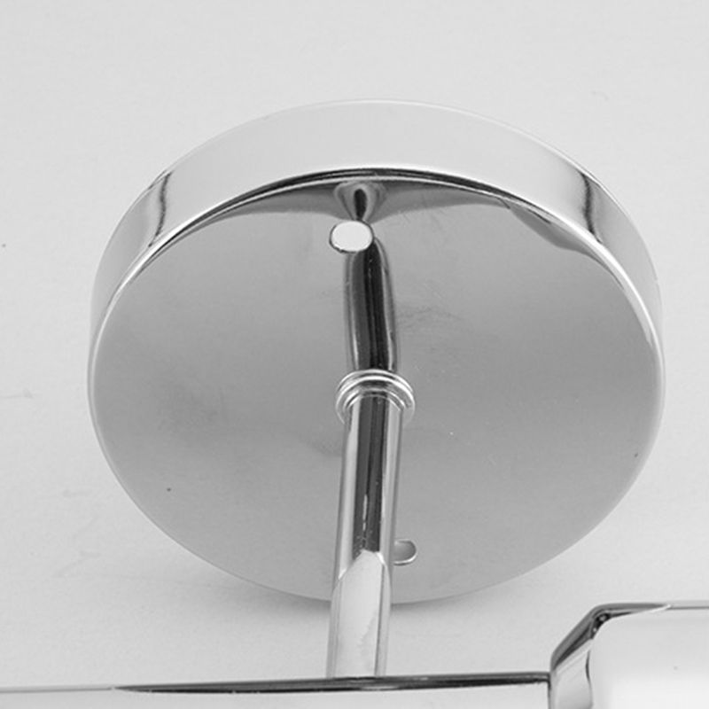 Minimalist Wall Lighting Fixture White Glass Living Room Wall Sconce