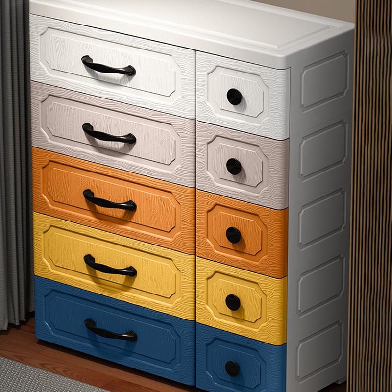 Plastic Storage Cabinet with Legs Contemporary Wardrobe Armoire