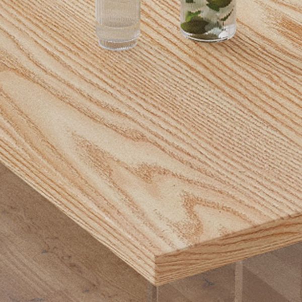 Simplicity Style Dining Table Natural Solid Wood Table for Home Kitchen