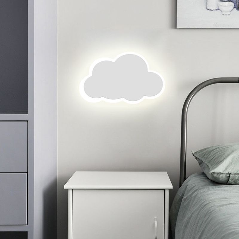 Einzigartige Form Metall Wandleuchter Kinder Stil 1-Licht-Wandmontage Beleuchtung