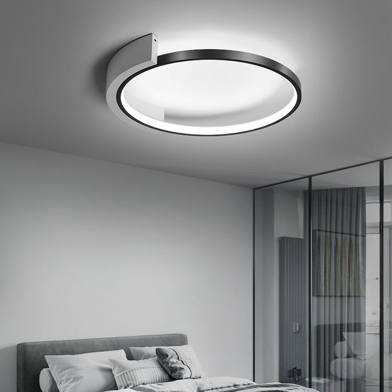 Arch-ronde Mount Light Fixtures Metal Modern Simplicity Flush Ceiling Light Fixtures for Bedroom
