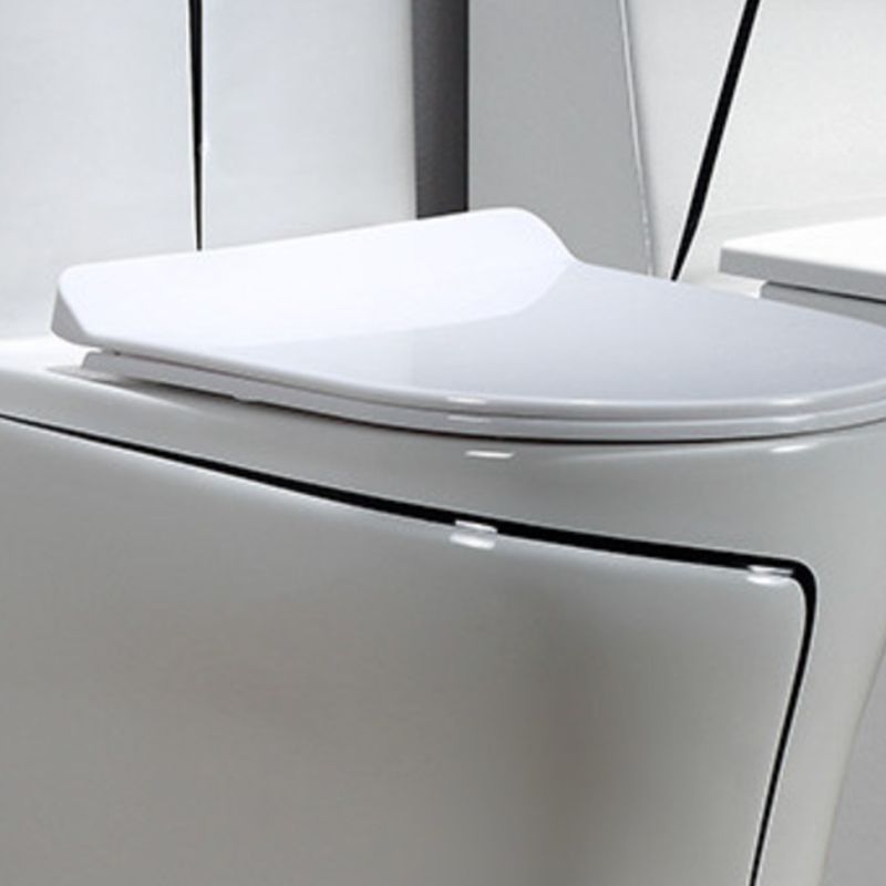 Floor Mounted Porcelain Urine Toilet Traditional Siphon Jet Flush Toilet