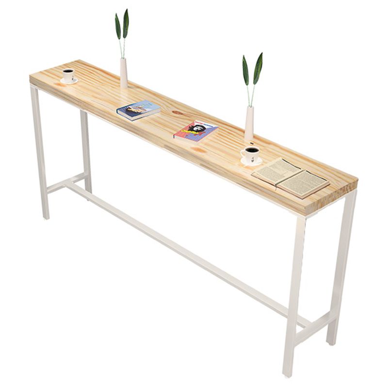 Industrial Rectangle Wood Counter Table 1/2/5 Pieces Bar Table Set for Living Room