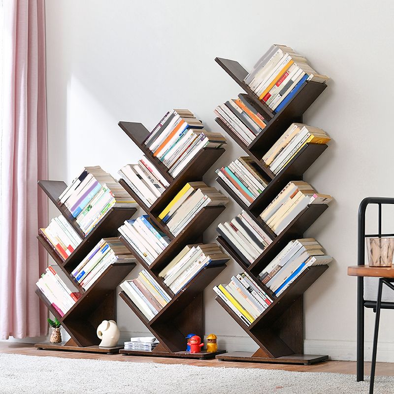 Scandinavian Open Storage Shelf Bookcase Shelves Included for Home Office