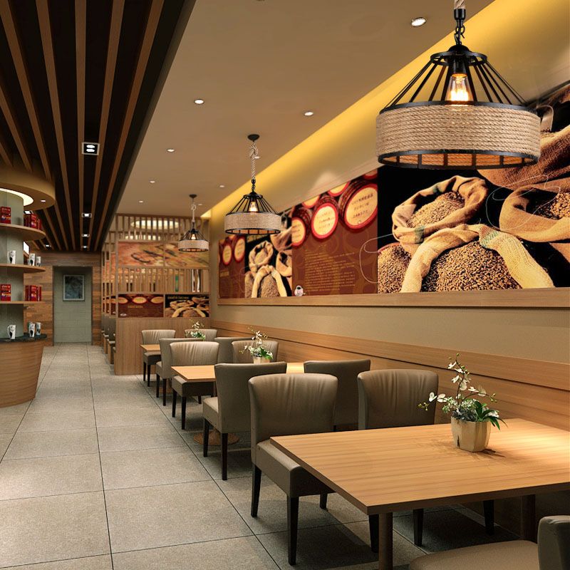 1 luminaire de pendaison de suspension conique