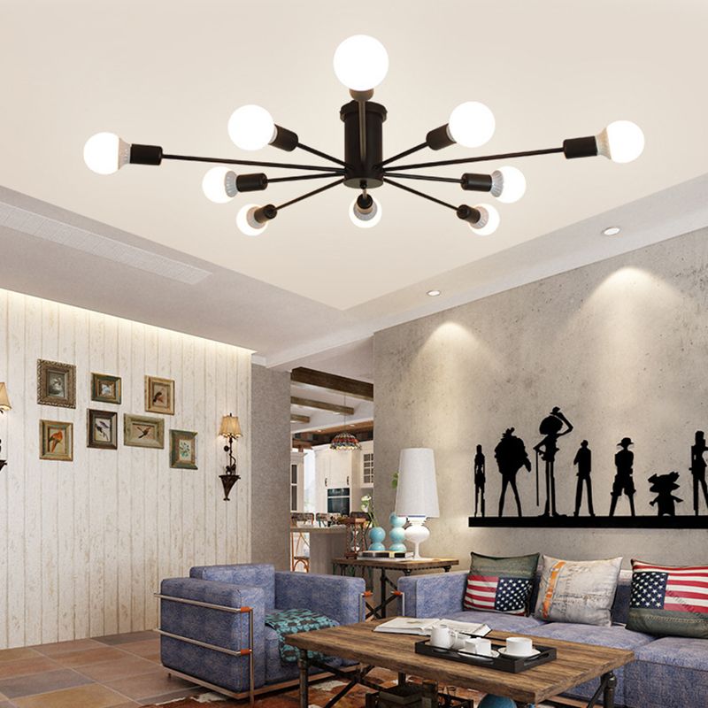 Faculteur de plafond en métal créatif de style nordique