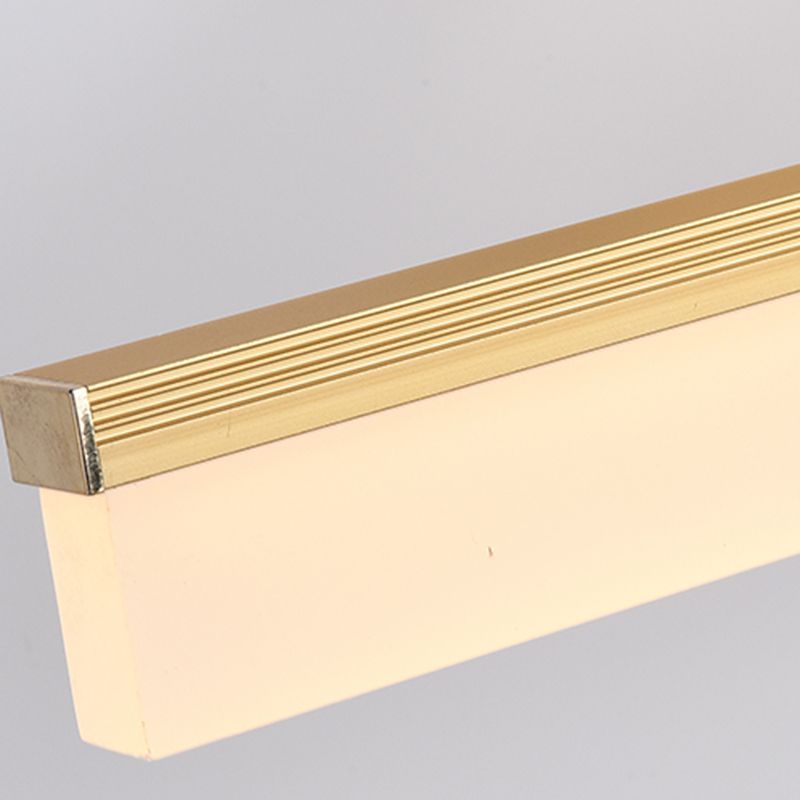 Lineare Schattenschwung Armwand Beleuchtung moderner Metall 1 Lichtleuchte Lampe in Messing