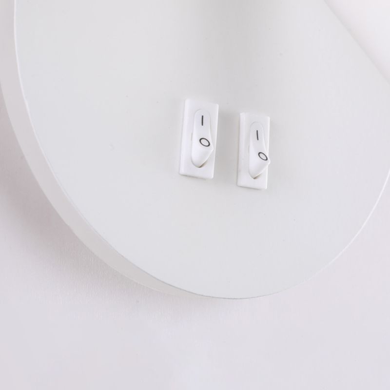 2-Light Wall Sconce Modern Style Metal Wall Lighting for Bedside