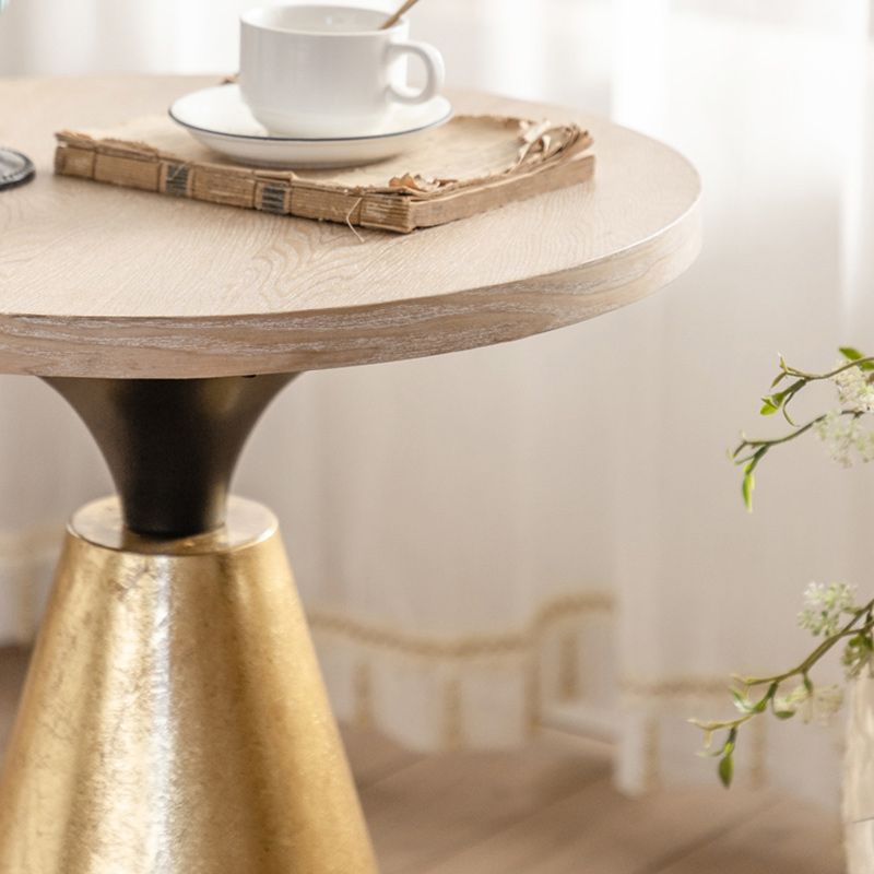 French Country Corner Table Pedestal Round Accent Side Table