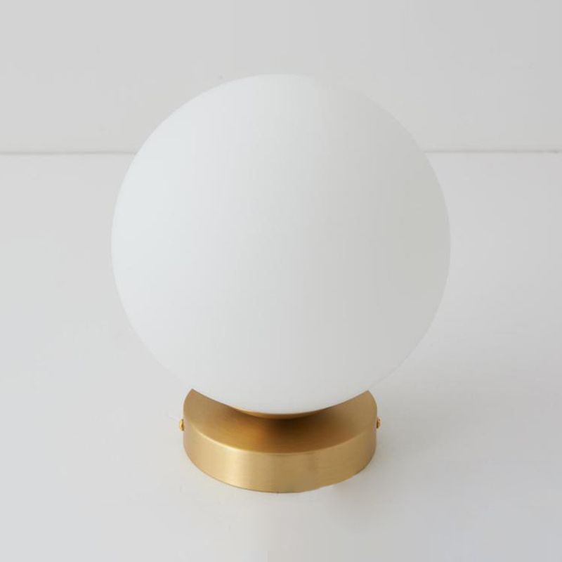 Contemporary Glass Ceiling Light Golden Flush Mount Lighting for Bedroom