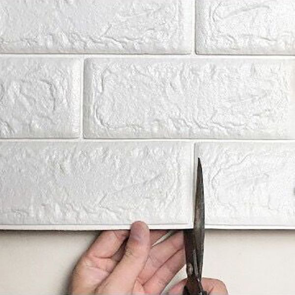 Backsplash Panels 3D Embossed Peel and Stick Wall Paneling for Living Room