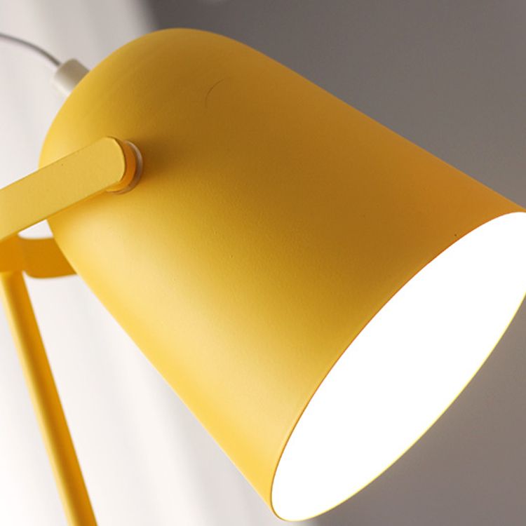 Cone 1 Light Nightstand Lamp Contemporary Metal Night Table Lamps for Bedroom