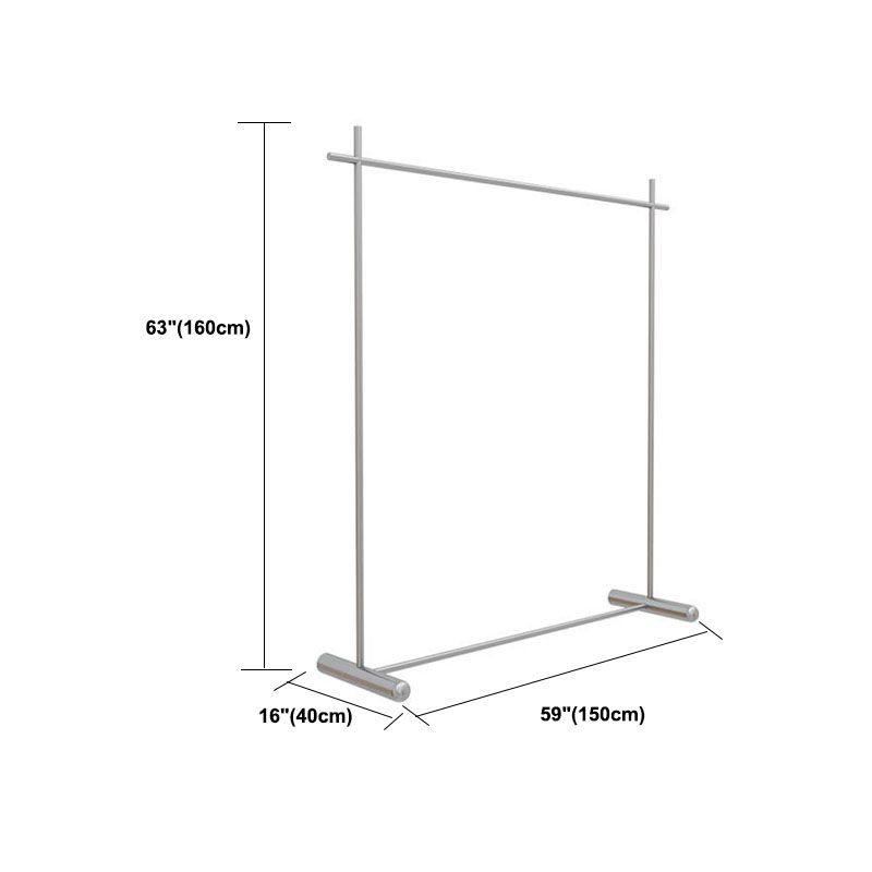 Modern Entryway Kit Coat Tree Metal Hanging Rail Living Room Coat Rack