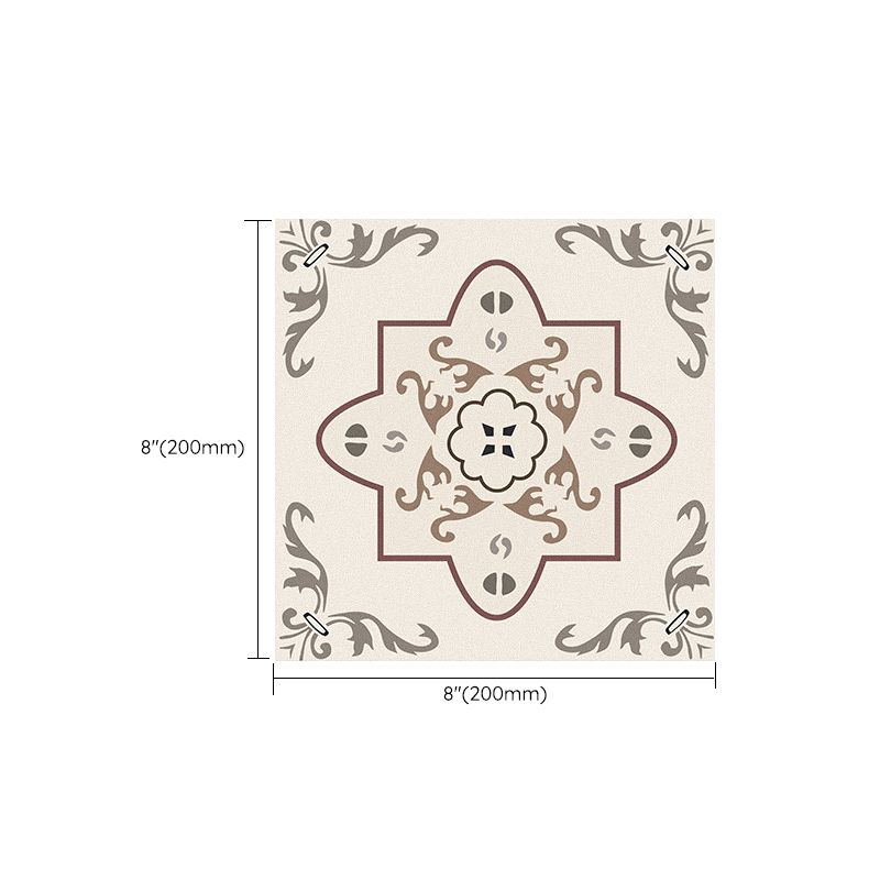 PVC Peel & Stick Field Tile Square Field Tile Peel & Stick Field Tile