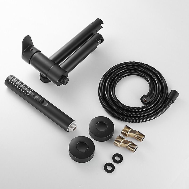 Modern Tub Spout Trim One Handle Wall Mount Tub Faucet with Handshower