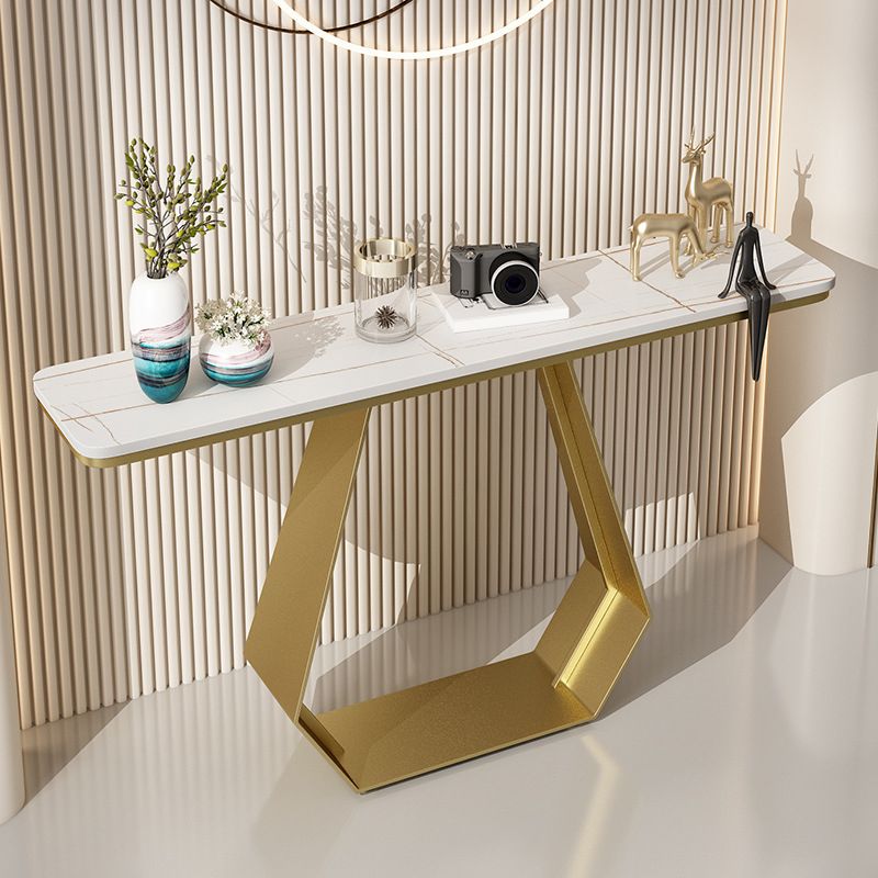 Rectangle Glam Console Accent Table Antique Finish Console Sofa Table