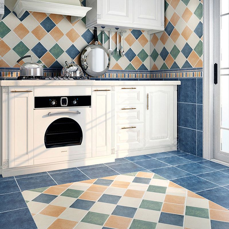 Square Colours Tile Engineered Stone Singular Tile for Kitchen