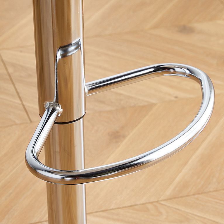 Contemporary Style Bar Stool Liftable Counter Bar Stool with Metal Legs