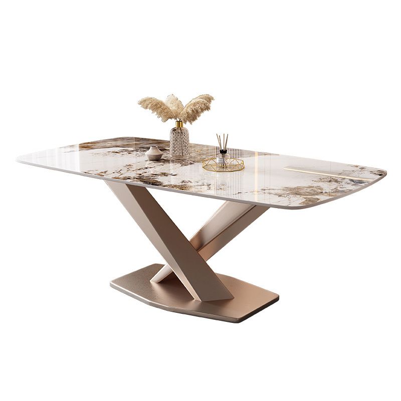 Glam 1/2/5/6/7 Pieces Dining Room Set Sintered Stone Dining Table