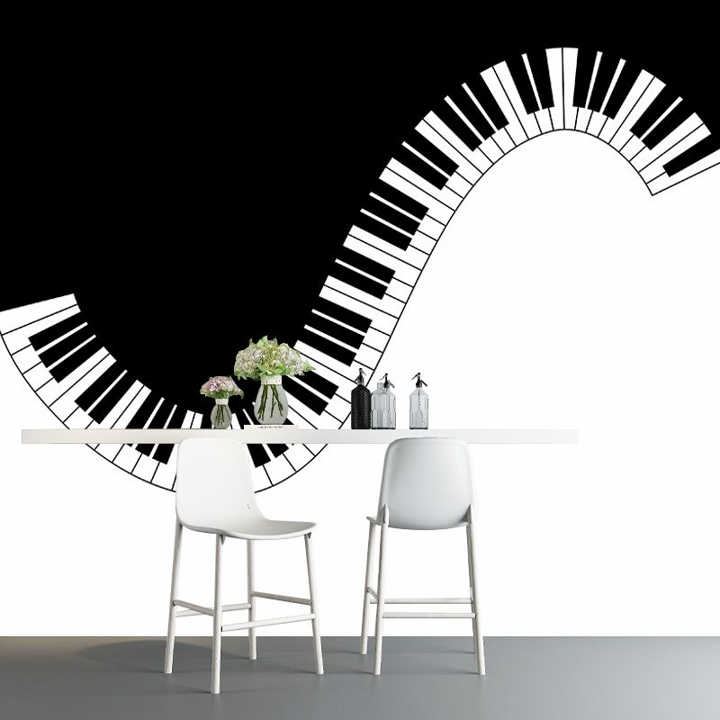 Illustration Wall Mural Wallpaper Musical Instruments Sitting Room Wall Mural