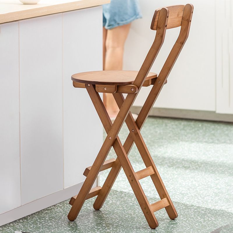 Vouwen houten tegenhoogte ontlasting ronde lage rug moderne arm minder ontlasting