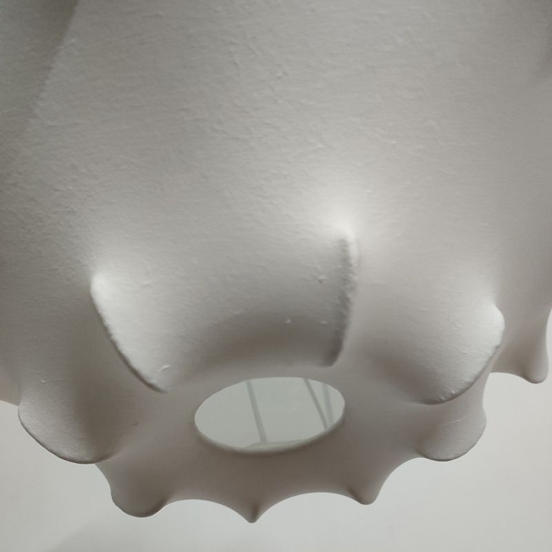 Silkworm irrégulier Creative Hanging Light 1-Light Contemporary Simplicity Style Dining Room Pendant Lampe en blanc