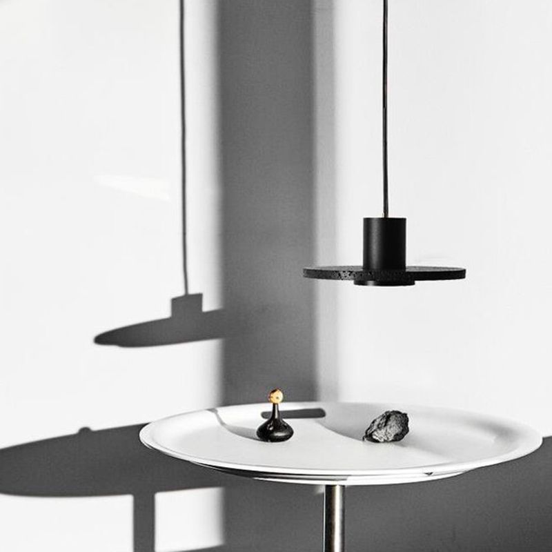 Moderner Stil hängend Licht Steinzylinder Anhänger Licht für das Lernen Esszimmer