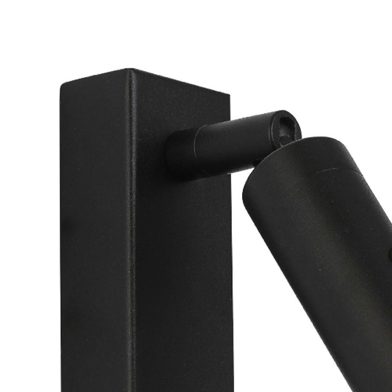Modernism Single Nickel/Black Wall Mounted Sconce Metal Wall Light for Foyer