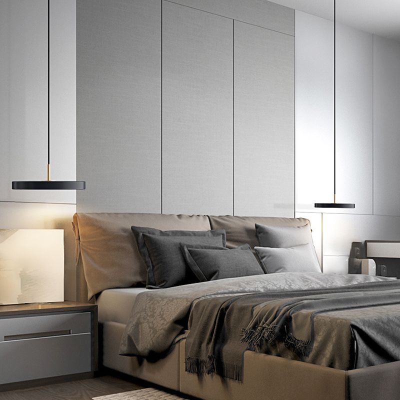 Minimaliste petit pendentif suspension à la salle à manger métallique