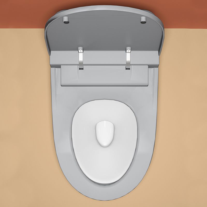 Modern Skirted Toilet Bowl Siphon Jet Toilet with Seat for Bathroom