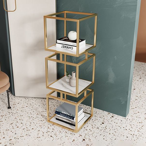 11.81"W Bookshelf Contemporary Style Open Back Bookcase for Home Office